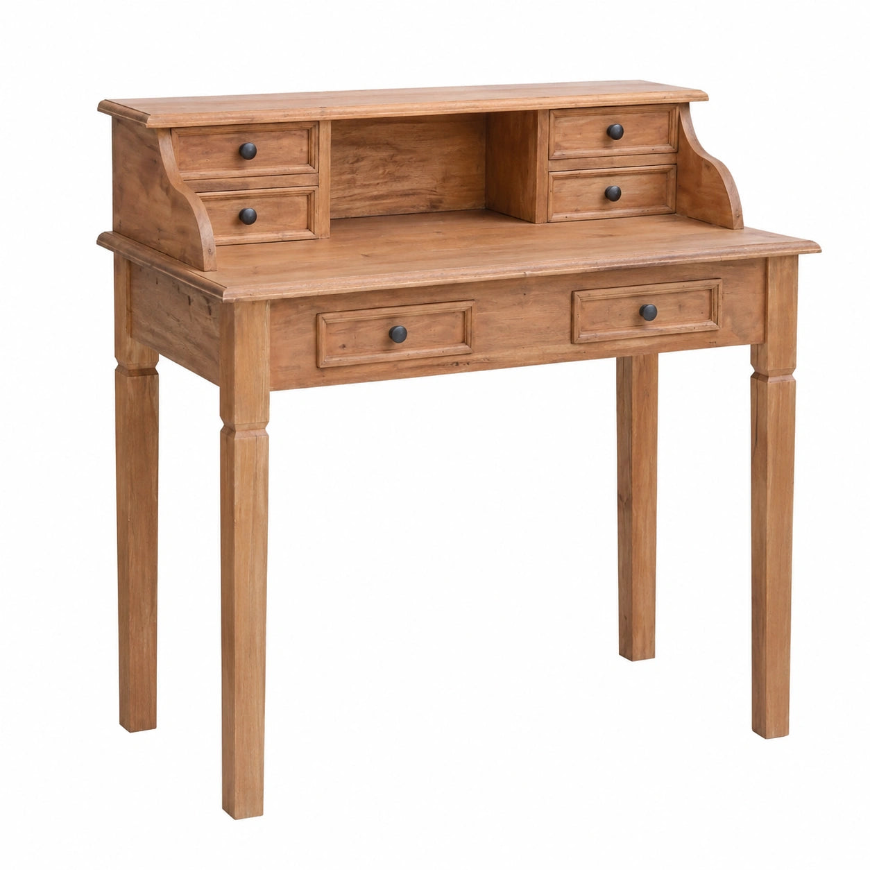 bureau-en-bois-massif-rustique-avec-tiroirs-sqvove2981uc