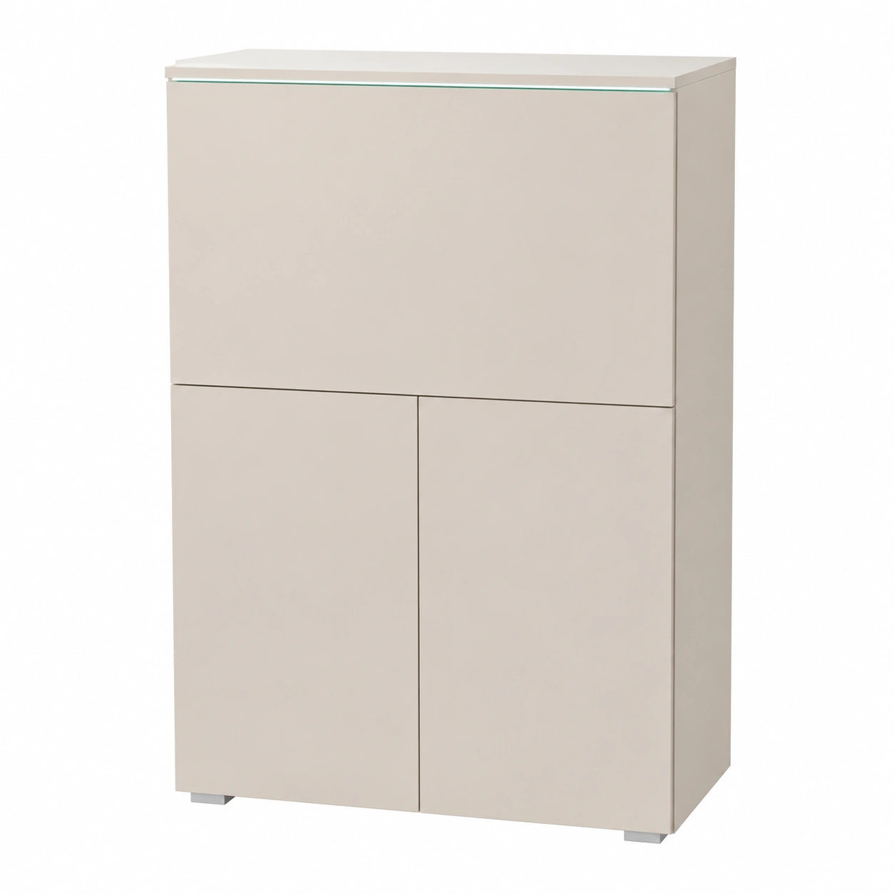 secretaire-avec-plateau-rabattable-et-armoire-beige-cachemire-fuftac2962nq