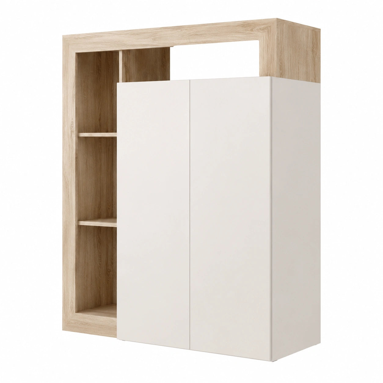 bureau-secretaire-2-portes-blanc-laque-et-bois-xrlylq2943os