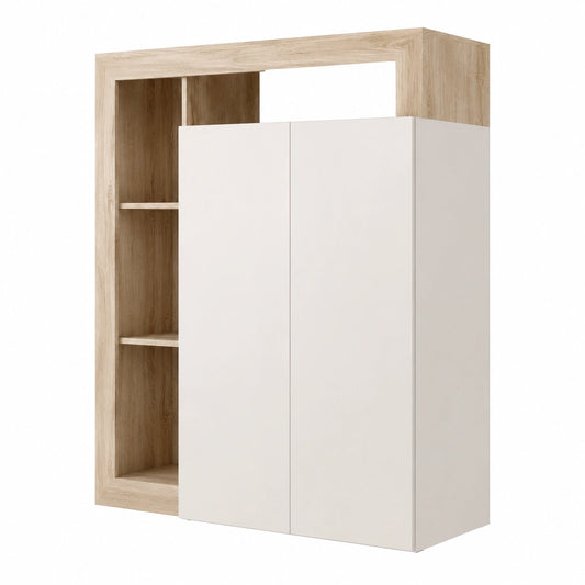bureau-secretaire-2-portes-blanc-laque-et-bois-xrlylq2943os